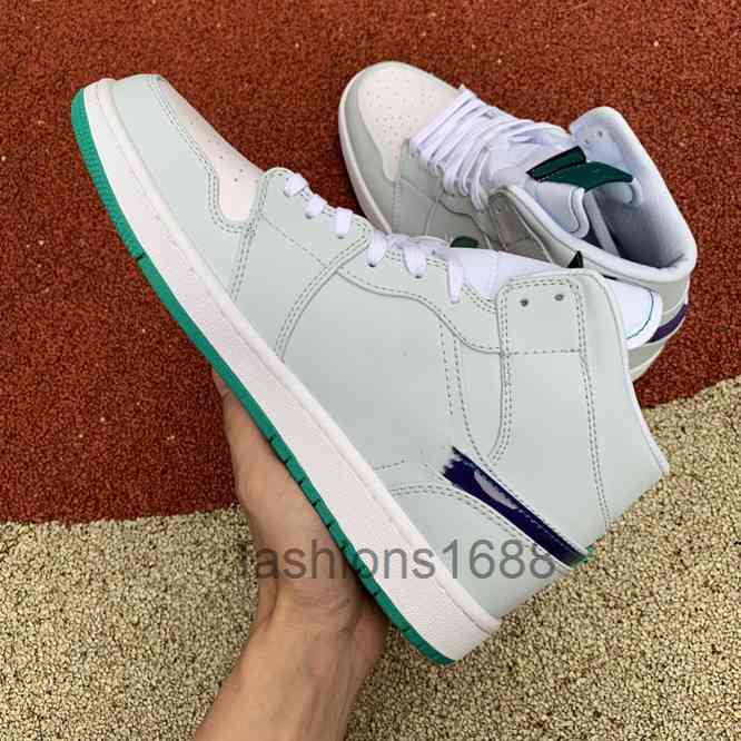 Jumpman 1 Mid Pack Mindfulness Luka Doncic 5853 100 with WHITE GREEN PURPLE berathable sports sneakers basketball shoes schoenen
Jumpman 1 Mid Pack Mindfulness Luka Doncic 5853 100 with WHITE GREEN PURPLE berathable sports sneakers basketball shoes schoenen
