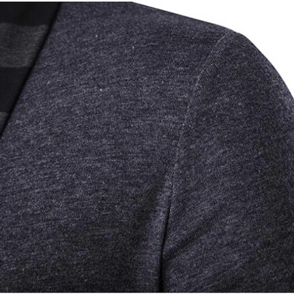 Covrlge Mens Sweaters Long Sleeve Cardigan Male Pull Style Clothings Fashion Casual Men Knitwear Sweater Coats MZL047 211008