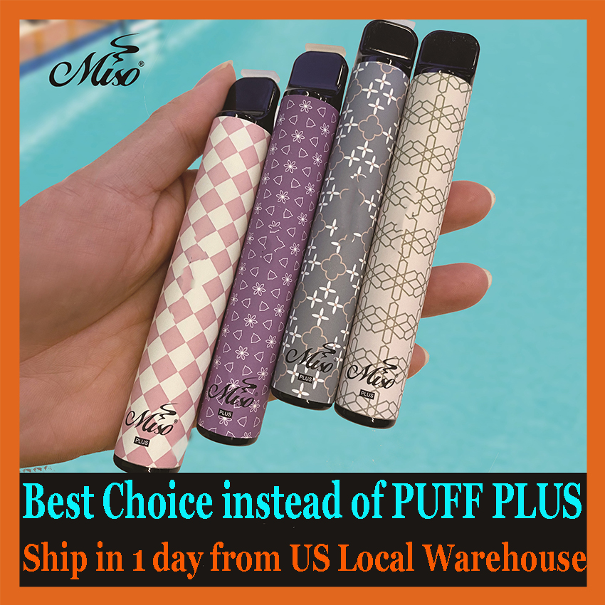 85colors Miso plus Disposable Vape Pre-filled Pod Stick E cigarette Device 800 puffs Pods Kit Upgraded 550mAh Battery Vapor Pen VS Puff bar
85colors Miso plus Disposable Vape Pre-filled Pod Stick E cigarette Device 800 puffs Pods Kit Upgraded 550mAh Battery Vapor Pen VS Puff bar
