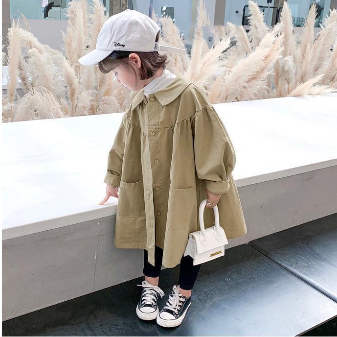 Coat Koodykids Autumn Kids Girls Coats Outfits Children Casual Trench Loose Khaki Classical Toddler Outwear 2-7 Y, Blue;gray
Coat Koodykids Autumn Kids Girls Coats Outfits Children Casual Trench Loose Khaki Classical Toddler Outwear 2-7 Y, Blue;gray