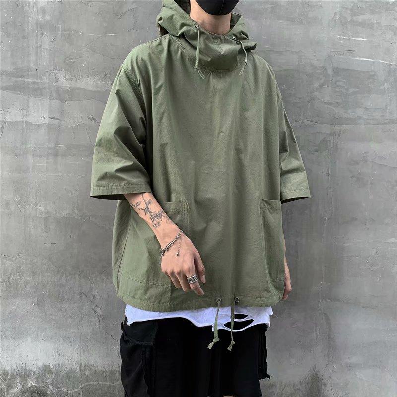 Men's T-Shirts Goth Clothes Black Short Sleeve For Men Hood Summer Baggy Casual Techwear Harajuku Hip Hop Streetwear, White;black
Men's T-Shirts Goth Clothes Black Short Sleeve For Men Hood Summer Baggy Casual Techwear Harajuku Hip Hop Streetwear, White;black