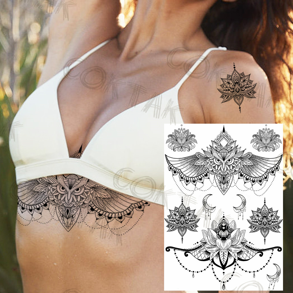 Waterproof Temporary Tattoos sticker tattoo stickers Mehndi Women arm Body art fake sleeve tatoo Big Sexy Large Black Henna Legs Bracelet India Mandala Flower
Waterproof Temporary Tattoos sticker tattoo stickers Mehndi Women arm Body art fake sleeve tatoo Big Sexy Large Black Henna Legs Bracelet India Mandala Flower