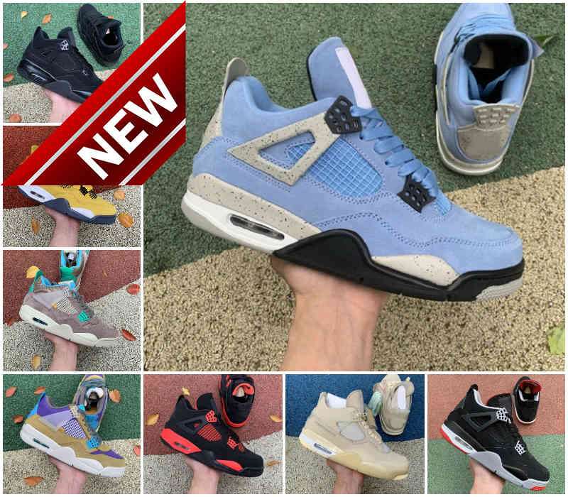 2022 Top Quality University Blue 4 4s Basketball Shoes Red Thunder Men Women Court Purple Pure Money Bred Jumpman Cream Sail Taupe Haze White, Customize
2022 Top Quality University Blue 4 4s Basketball Shoes Red Thunder Men Women Court Purple Pure Money Bred Jumpman Cream Sail Taupe Haze White, Customize