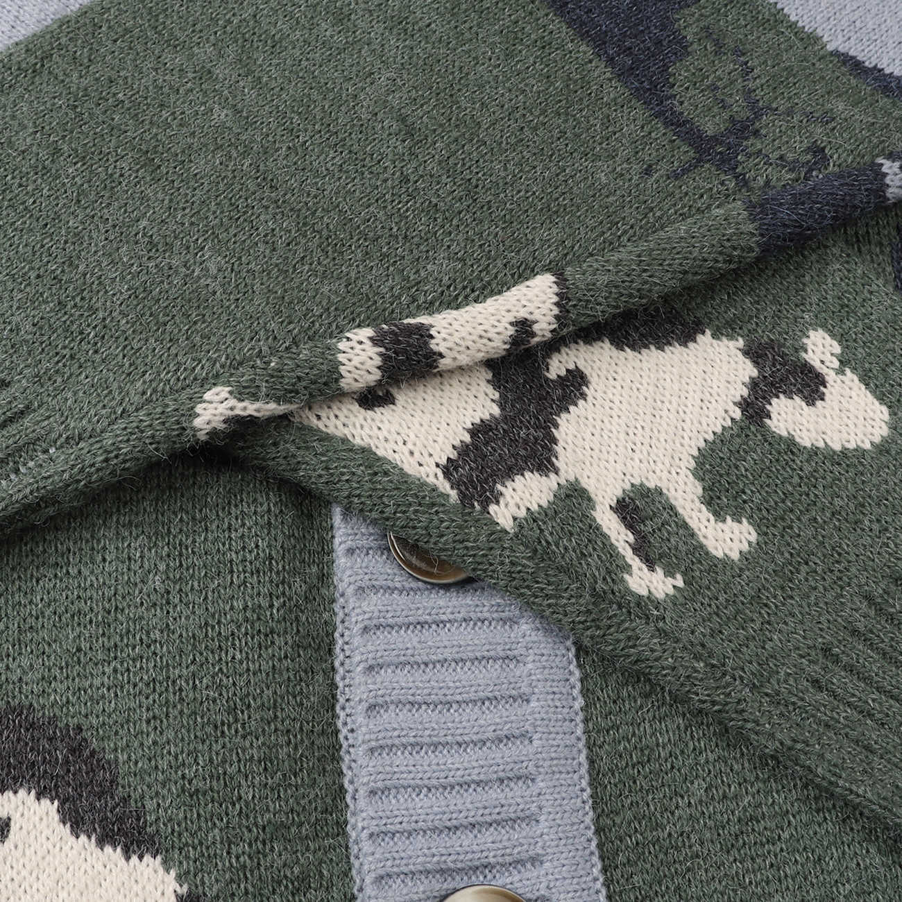 Oversize Streetwear Loose Cardigan Pullover Men Women Hip Hop Knitted Sweater Men Prairie Cow Pattern Harajuku Sweater 211008