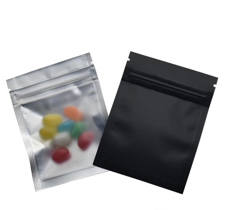 100pcs/lot 7.5*10cm Matte Black / Clear Front Zipper Bags Resealable Zip Lock Aluminum Foil Plastic Bag Food Grocery Packing Mylar Foil Bag
100pcs/lot 7.5*10cm Matte Black / Clear Front Zipper Bags Resealable Zip Lock Aluminum Foil Plastic Bag Food Grocery Packing Mylar Foil Bag