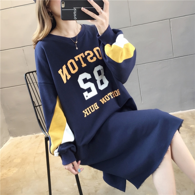 Loose Letter Print Crewneck Sweatshirt Women Pullovers Thin Autumn Hoodies Pullover Oversized Long for Teen Girls 210603, Yellow
Loose Letter Print Crewneck Sweatshirt Women Pullovers Thin Autumn Hoodies Pullover Oversized Long for Teen Girls 210603, Yellow