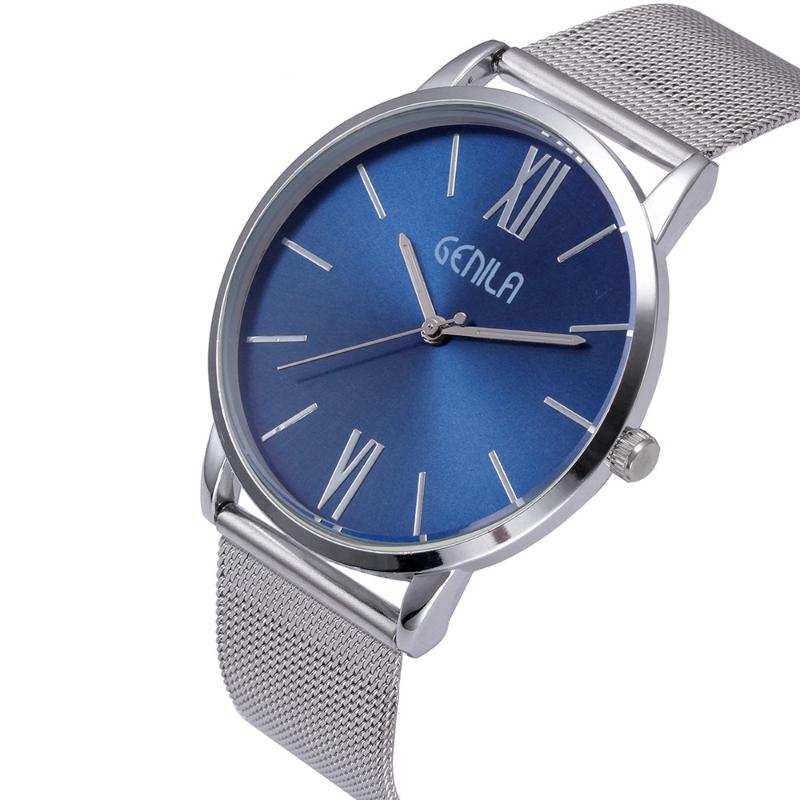 Wristwatches Men Watch Stainless Steel Clock Male Quartz Mesh Belt Casual Wristwatch Unique Round Dial Design Very Chic And Stylish F718
Wristwatches Men Watch Stainless Steel Clock Male Quartz Mesh Belt Casual Wristwatch Unique Round Dial Design Very Chic And Stylish F718