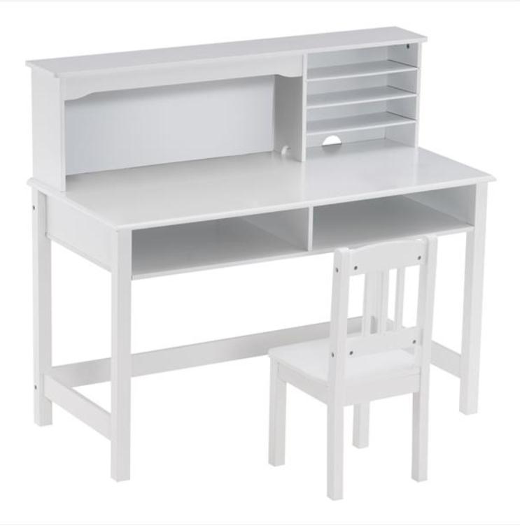 2022 Dining Room Furniture Painted Student Table and Chair Set A White 5-layer Desktop Multifunctional (110*60*66cm)