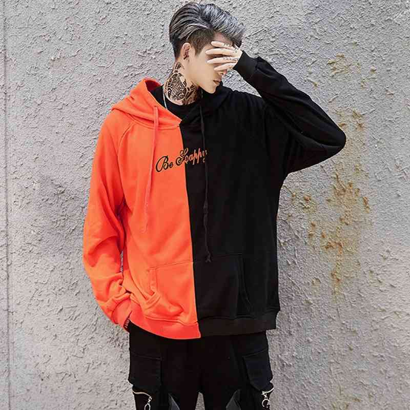 Men' casual fashion color matching smile face sweater long sleeve sports hooded top men' wear, Red
Men' casual fashion color matching smile face sweater long sleeve sports hooded top men' wear, Red