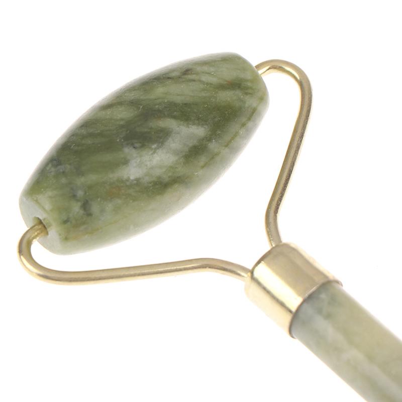 Full Body Massager 10Pcs/1 Set Roller And Gua Sha Tools By Natural Jade Scraper With Stones For Facial Skin Care