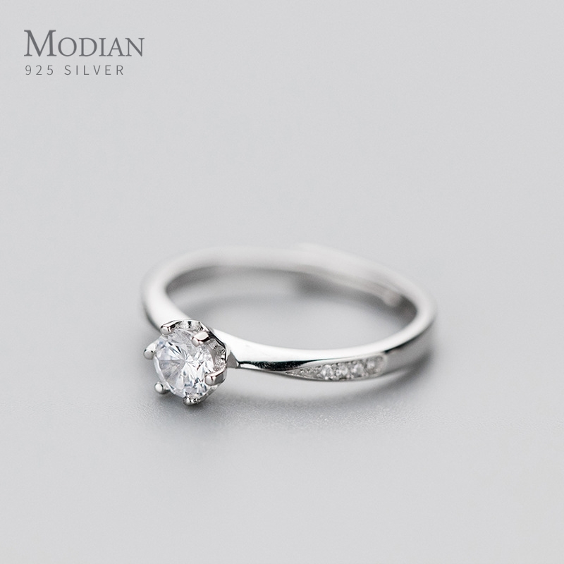 Sparkling AAA Zircon Sterling Silver 925 Ring for Women Fashion Free Size Wedding Engagement Statement Jewelry 210707
Sparkling AAA Zircon Sterling Silver 925 Ring for Women Fashion Free Size Wedding Engagement Statement Jewelry 210707