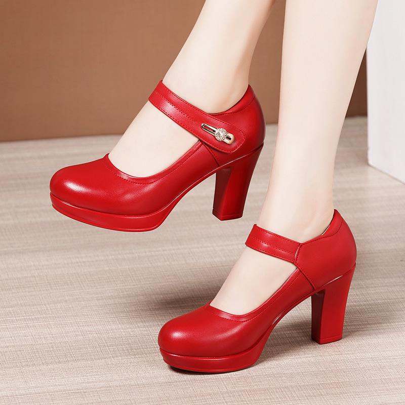 Dress Shoes Small Size 32-43 Block High Heels Red White Wedding Women Spring 221 Thick Sole Platform Pumps Office Model Dance, Black
Dress Shoes Small Size 32-43 Block High Heels Red White Wedding Women Spring 221 Thick Sole Platform Pumps Office Model Dance, Black