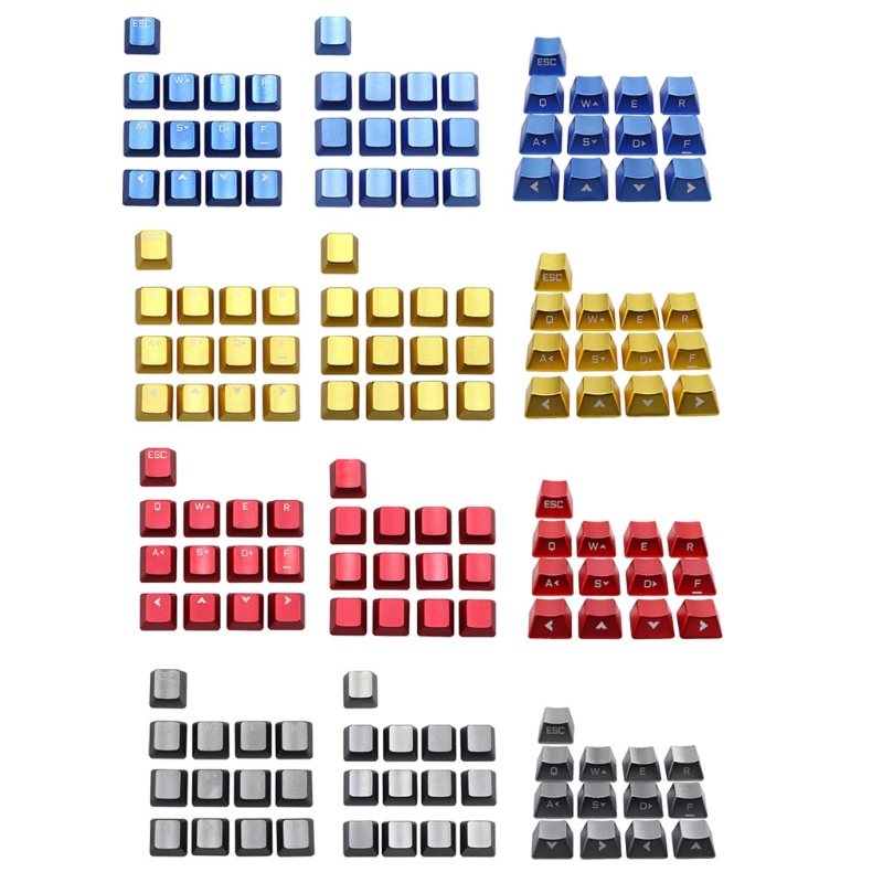 Metal Cap MX Switches OEM Profile Kyecap ESC WASD Arrow Keys Keyboard Keycap 667C