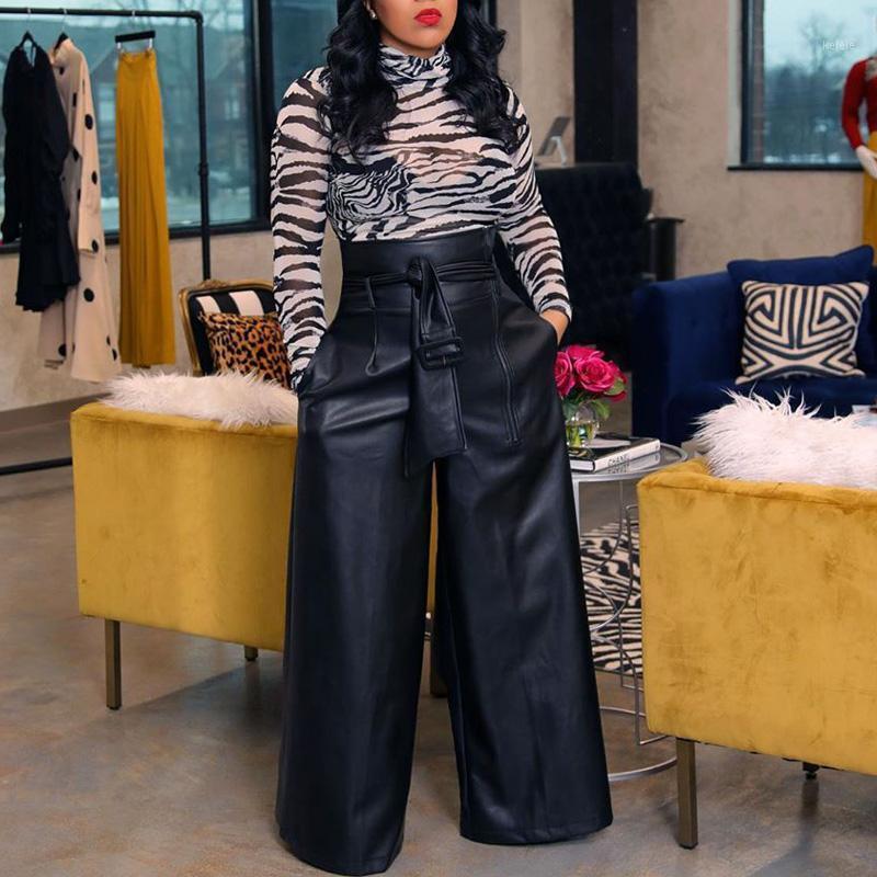 Women's Pants & Capris 2021 Women High Waist PU Leather Ladies Classy Wide Leg Trousers, Black;white
Women's Pants & Capris 2021 Women High Waist PU Leather Ladies Classy Wide Leg Trousers, Black;white