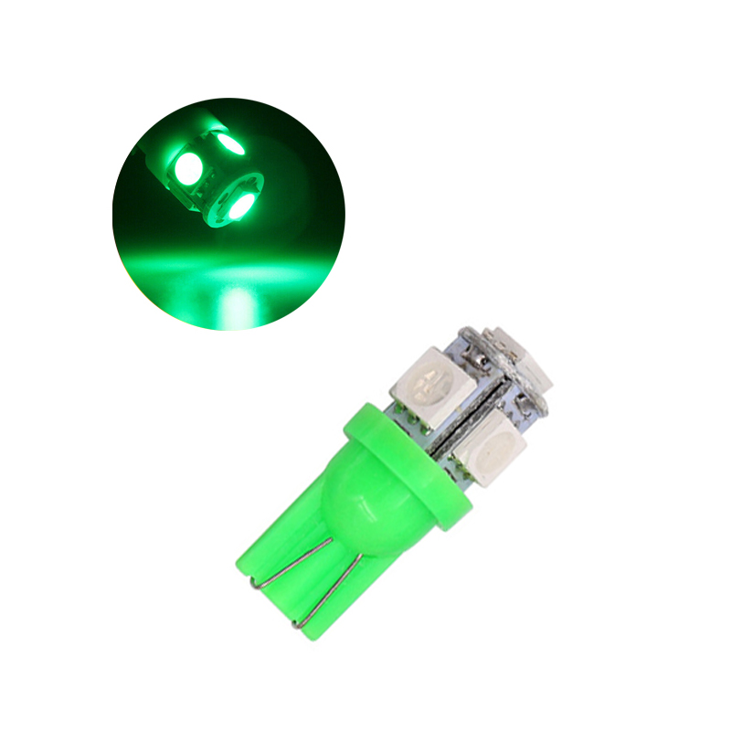 100Pcs High Quality Green Car Bulbs Wedge T10 5050 5SMD LED W5W 2825 158 192 168 194 Auto Interior Reading Dome Trunk License Plate Lights 12V 24V
100Pcs High Quality Green Car Bulbs Wedge T10 5050 5SMD LED W5W 2825 158 192 168 194 Auto Interior Reading Dome Trunk License Plate Lights 12V 24V