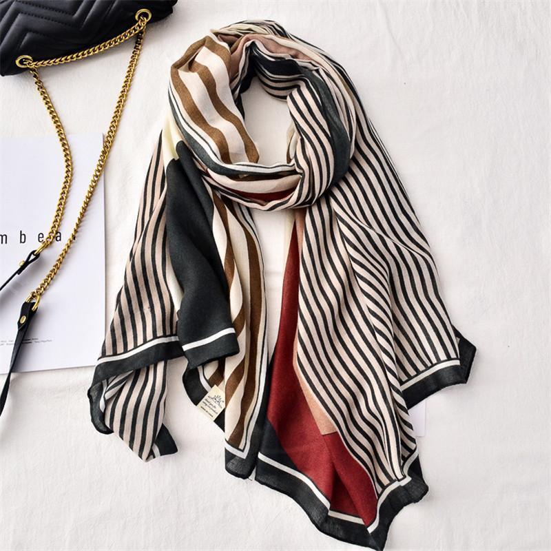 Scarves 2021 Autumn Winter Striped Line Viscose Shawl Scarf Ladies Fashion Print Wrap Neck Snood Muslim Hijab Caps
Scarves 2021 Autumn Winter Striped Line Viscose Shawl Scarf Ladies Fashion Print Wrap Neck Snood Muslim Hijab Caps
