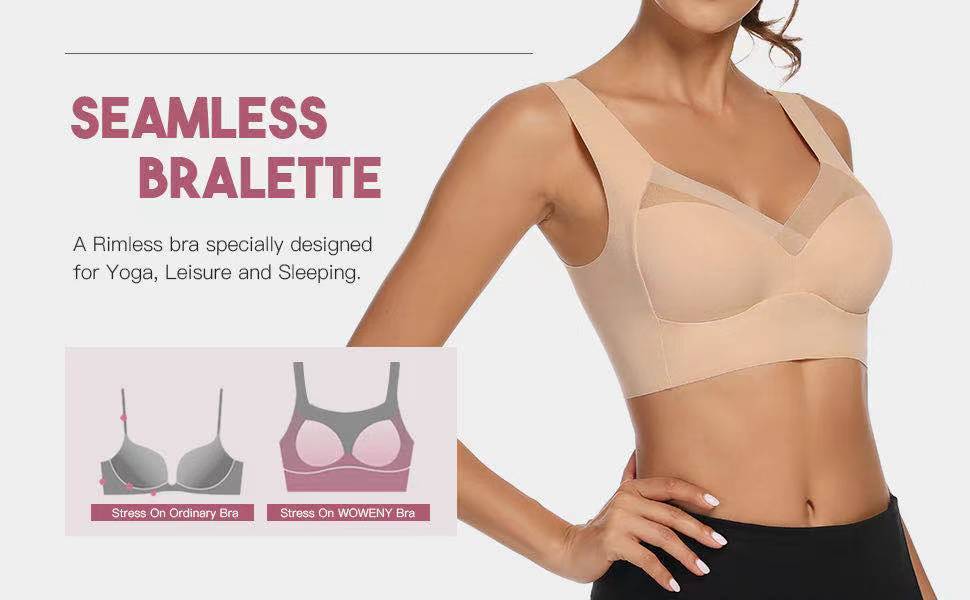 Seamless Bra Push Up Bralette Underwear Bras For Women Cooling Gathers Sho-proof Female Intimate Comfortable Bra, Black
Seamless Bra Push Up Bralette Underwear Bras For Women Cooling Gathers Sho-proof Female Intimate Comfortable Bra, Black