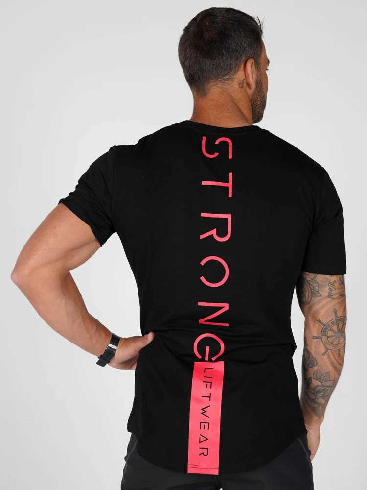 Men's Gyms T Shirt Muscle Fitness Work Out Bodybuilding Streetwear rends Sporting Men ees ops 210629