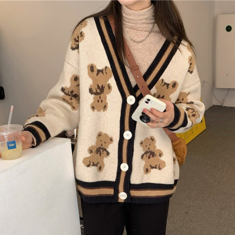 Women's Sweaters Mulher roupas primavera outono camisola cardigan jaqueta harajuku oversized S0SL, 1# shoe box
Women's Sweaters Mulher roupas primavera outono camisola cardigan jaqueta harajuku oversized S0SL, 1# shoe box
