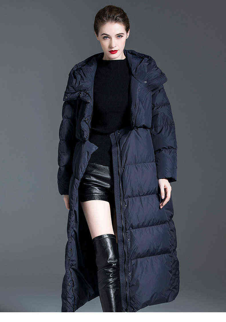 Winter women's high-quality down jacket loose casual puffer plus size 10XL warm and fashionable winter jacket 211108wtt