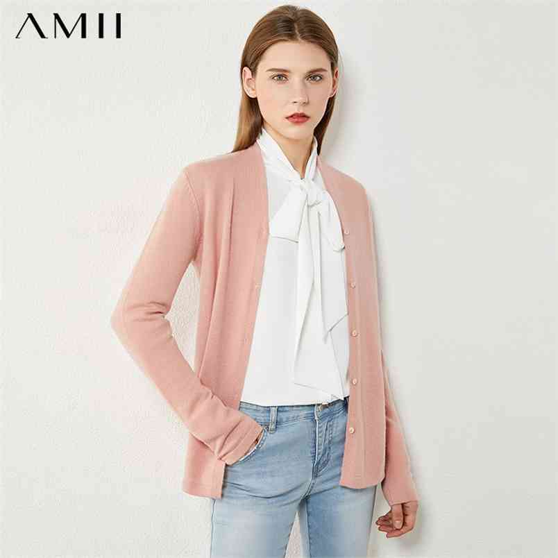 Minimalism Autumn Winter Cardigans For Women Fashion Vneck Single-breasted Female Cardigan 100%Wool Sweater Tops 12070536 210527, Black
Minimalism Autumn Winter Cardigans For Women Fashion Vneck Single-breasted Female Cardigan 100%Wool Sweater Tops 12070536 210527, Black