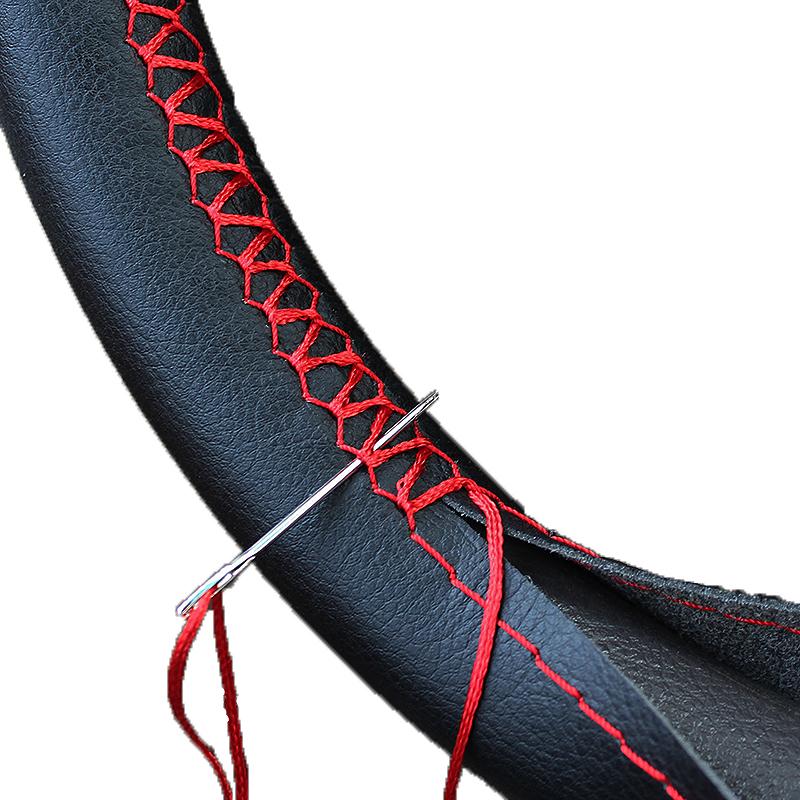 Steering Wheel Covers 42 45 47 50cm Soft Leather Braid On The Steering-wheel Of Car With Needle And Thread AccessoriesSteering
Steering Wheel Covers 42 45 47 50cm Soft Leather Braid On The Steering-wheel Of Car With Needle And Thread AccessoriesSteering