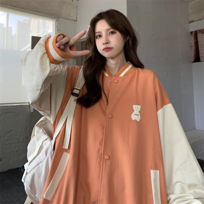Women' Jackets Women Coats Oversized Baseball Uniforms High Street Style Coat Casual Loose Stitching Printing Jacket Top Autumn, Black
Women' Jackets Women Coats Oversized Baseball Uniforms High Street Style Coat Casual Loose Stitching Printing Jacket Top Autumn, Black