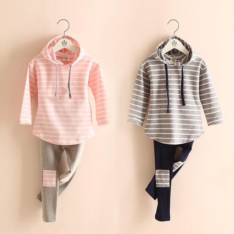 Clothing Sets 2021 Autumn Spring 2 3 4 6 7 8 Years Striped Long Sleeve Cotton Hoodies Tops+Leggings Baby Kids Girl 2Pcs Outfits, White 
Clothing Sets 2021 Autumn Spring 2 3 4 6 7 8 Years Striped Long Sleeve Cotton Hoodies Tops+Leggings Baby Kids Girl 2Pcs Outfits, White