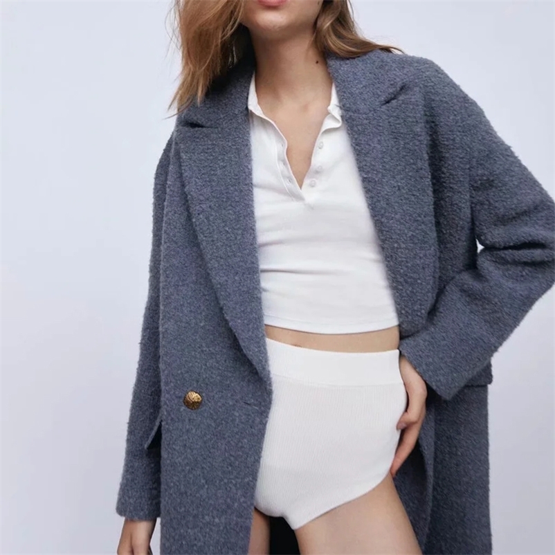 winter women solid warm woolen coat offie lady elegant grey over female fashion turn down collar long 210517, Gray
winter women solid warm woolen coat offie lady elegant grey over female fashion turn down collar long 210517, Gray