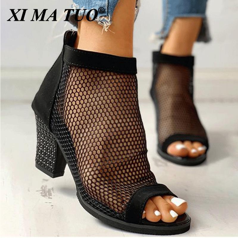 Boots Design Summer Mesh Style Leopard Sandals Western Peep Toe Ankle For Women, Black
Boots Design Summer Mesh Style Leopard Sandals Western Peep Toe Ankle For Women, Black