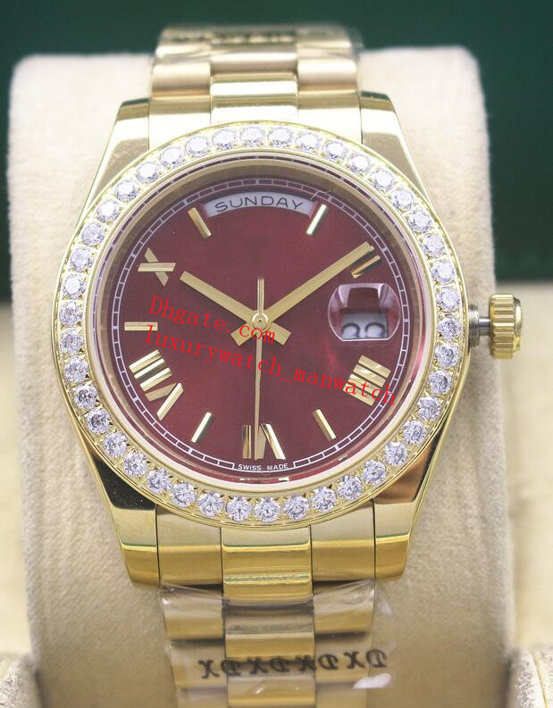 Luxury Mens Watches 40mm 228345 228348 228349 228398 18K Rose Gold Diamond Bezel Roman Dial Automatic Steel Bracelet Fashion Wristwatches, Slivery;brown
Luxury Mens Watches 40mm 228345 228348 228349 228398 18K Rose Gold Diamond Bezel Roman Dial Automatic Steel Bracelet Fashion Wristwatches, Slivery;brown