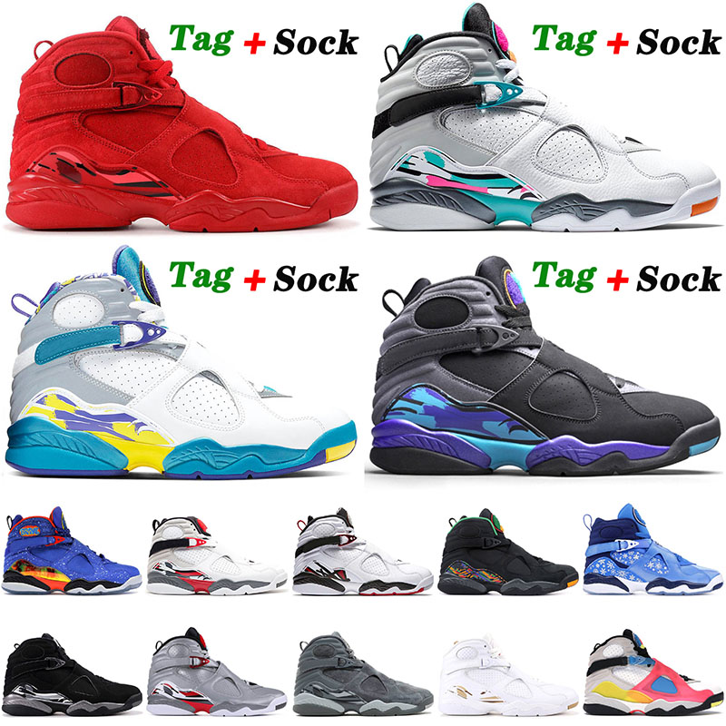 Wholesale 2021 Top Fashion Sneakers Basketball Shoes 8 8s Valentines Day Mens Womens South Beach Aqua Black Cool Grey Trainers Retro Sports Shoe, #19 ovo black 40-47
Wholesale 2021 Top Fashion Sneakers Basketball Shoes 8 8s Valentines Day Mens Womens South Beach Aqua Black Cool Grey Trainers Retro Sports Shoe, #19 ovo black 40-47