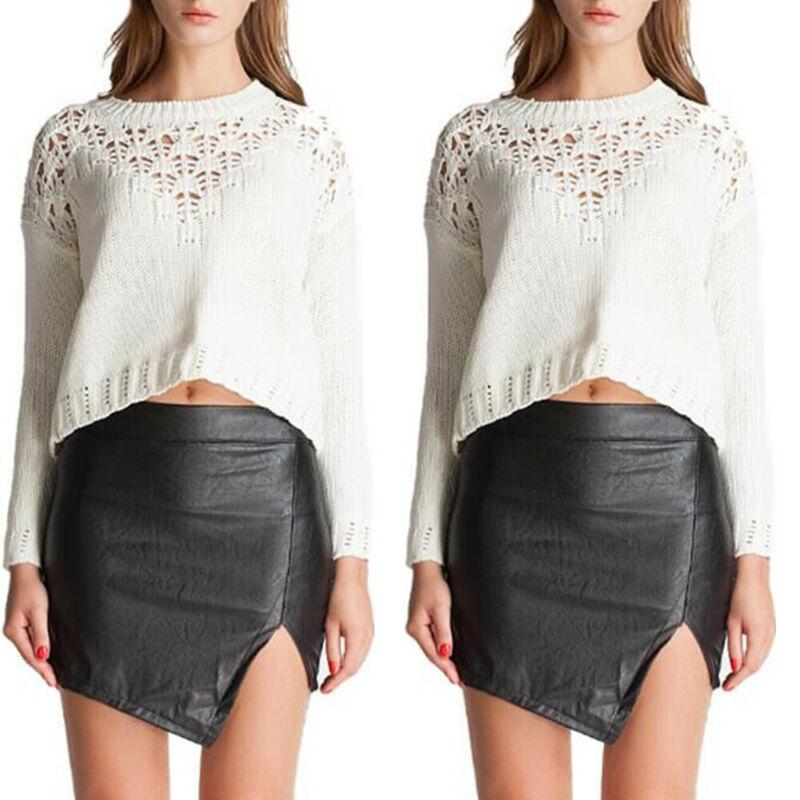 Women PU Leather Bodycon Skirt Ladies Party Mini Dress Evening Prom Clubwear Women's Shorts