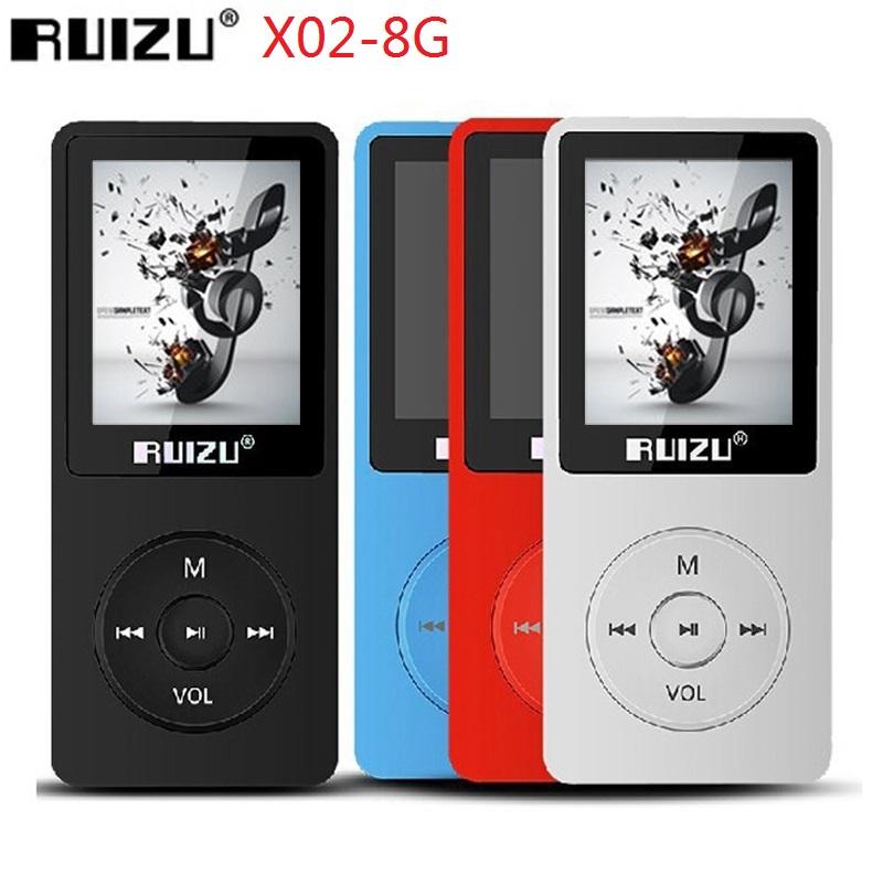 & MP4 Players 2021 RUIZU X02 HiFi MP3 Music Player 8GB Sport With 1.8 Inch Screen Support FM Radio,,Clock,Recorder
& MP4 Players 2021 RUIZU X02 HiFi MP3 Music Player 8GB Sport With 1.8 Inch Screen Support FM Radio,,Clock,Recorder