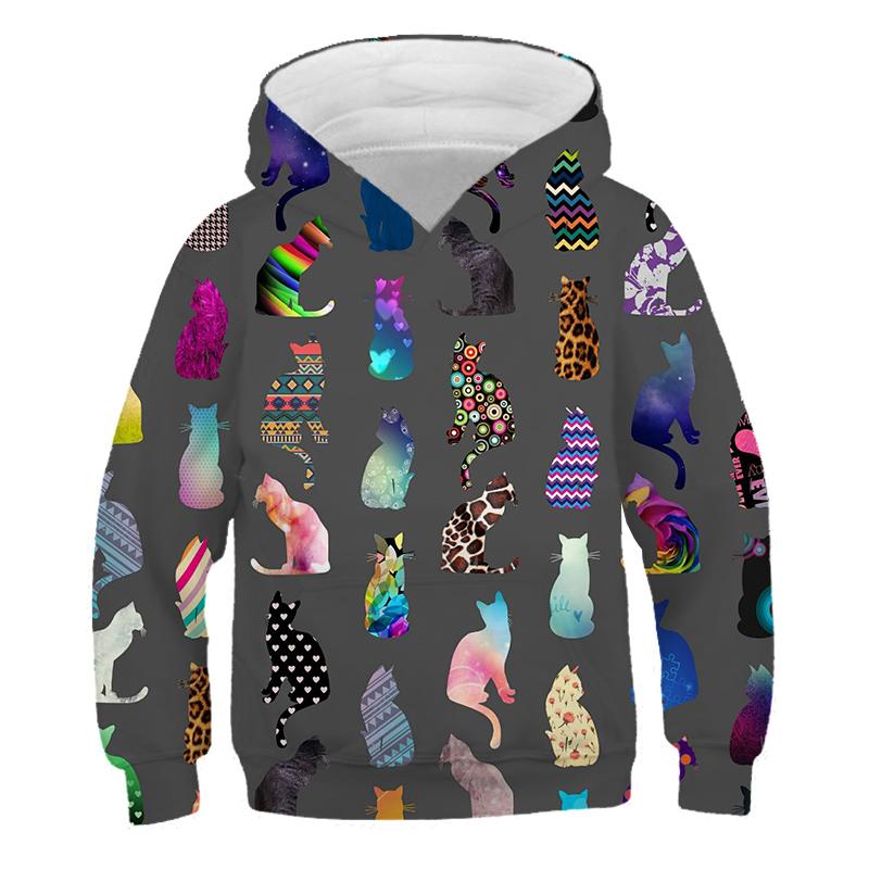Hoodies & Sweatshirts 2021 Spring Cat Children Hoodie Autumn Warm Kid Teenager Boys Girls Cartoon Fashion Sweatshirt Casual Pullover 4T-14T, Cw-152
Hoodies & Sweatshirts 2021 Spring Cat Children Hoodie Autumn Warm Kid Teenager Boys Girls Cartoon Fashion Sweatshirt Casual Pullover 4T-14T, Cw-152