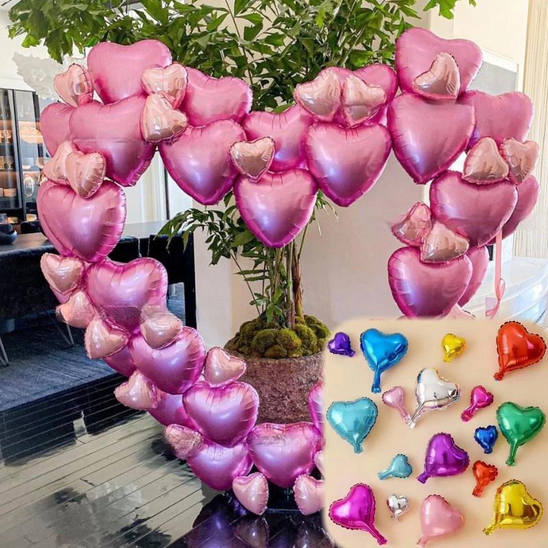 Other Festive & Party Supplies 50pcs 10inch Heart Foil Balloons Wedding Birthday Backdrop Decor Air Inflatable Globos Child Gift Toy Supply
Other Festive & Party Supplies 50pcs 10inch Heart Foil Balloons Wedding Birthday Backdrop Decor Air Inflatable Globos Child Gift Toy Supply