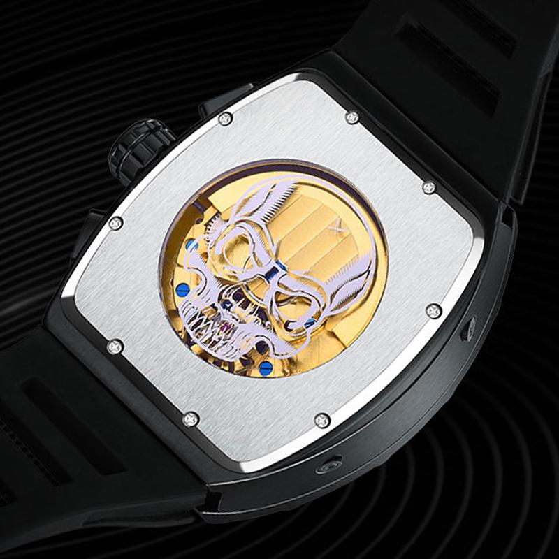Wristwatches Watch For Men Luxury Casual Classic GUANQIN Skeleton Dial Rectangle Day Date Month Moon Phase Display Red Rubber Strap, Bbh
Wristwatches Watch For Men Luxury Casual Classic GUANQIN Skeleton Dial Rectangle Day Date Month Moon Phase Display Red Rubber Strap, Bbh