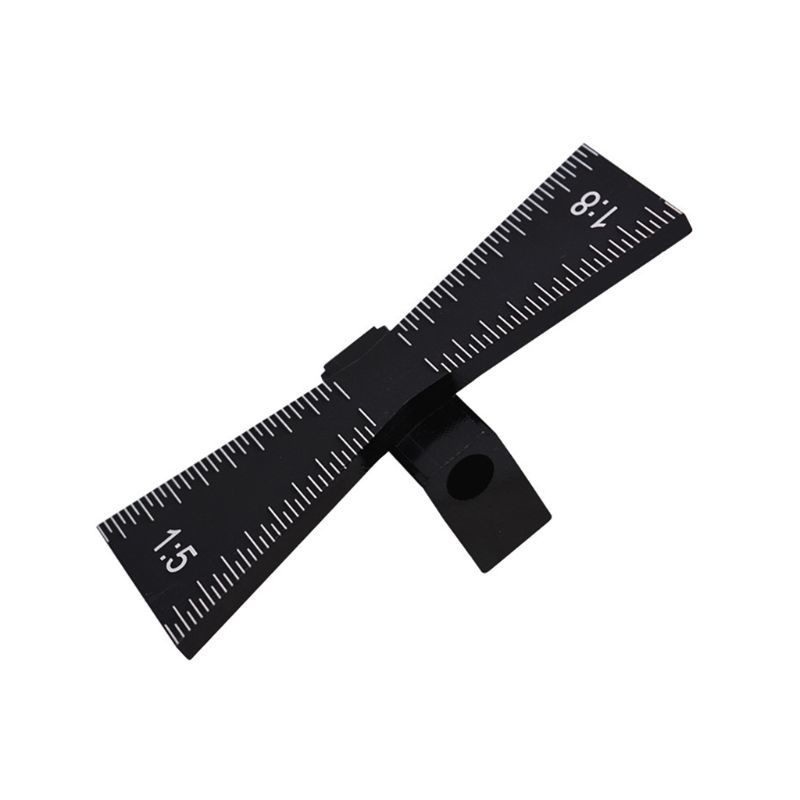 Swallow cake Marker Aluminium Hand Cut Wood Adjustment Meter Guide Tool With Scale Template Size 1: 5 And 1: 8 40JA
