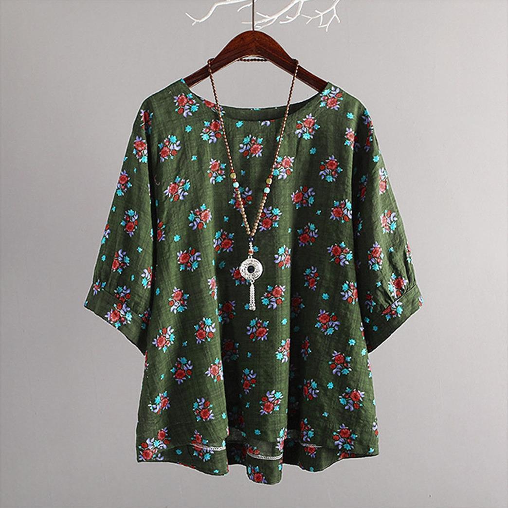 casual plus size cotton women blouses tee vintage boho floral loose bloes dames chemise femme woman, White
casual plus size cotton women blouses tee vintage boho floral loose bloes dames chemise femme woman, White