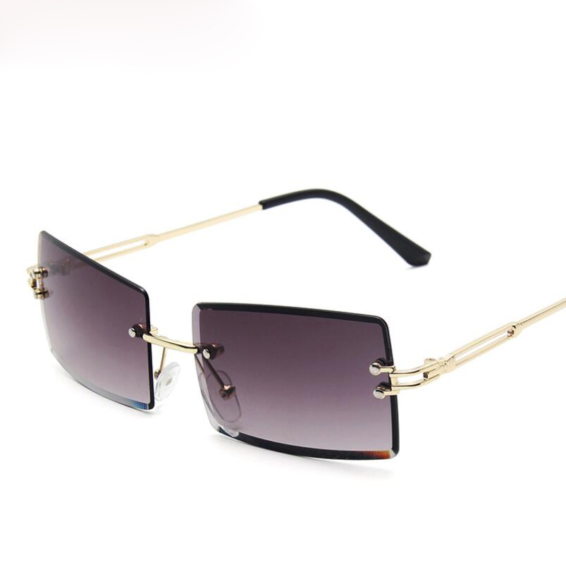 Women Brand Designer Sunglasses Fashion Rimless Gradient Sun Glasses Shades Cutting Lens Ladies Frameless Eyeglasses
Women Brand Designer Sunglasses Fashion Rimless Gradient Sun Glasses Shades Cutting Lens Ladies Frameless Eyeglasses