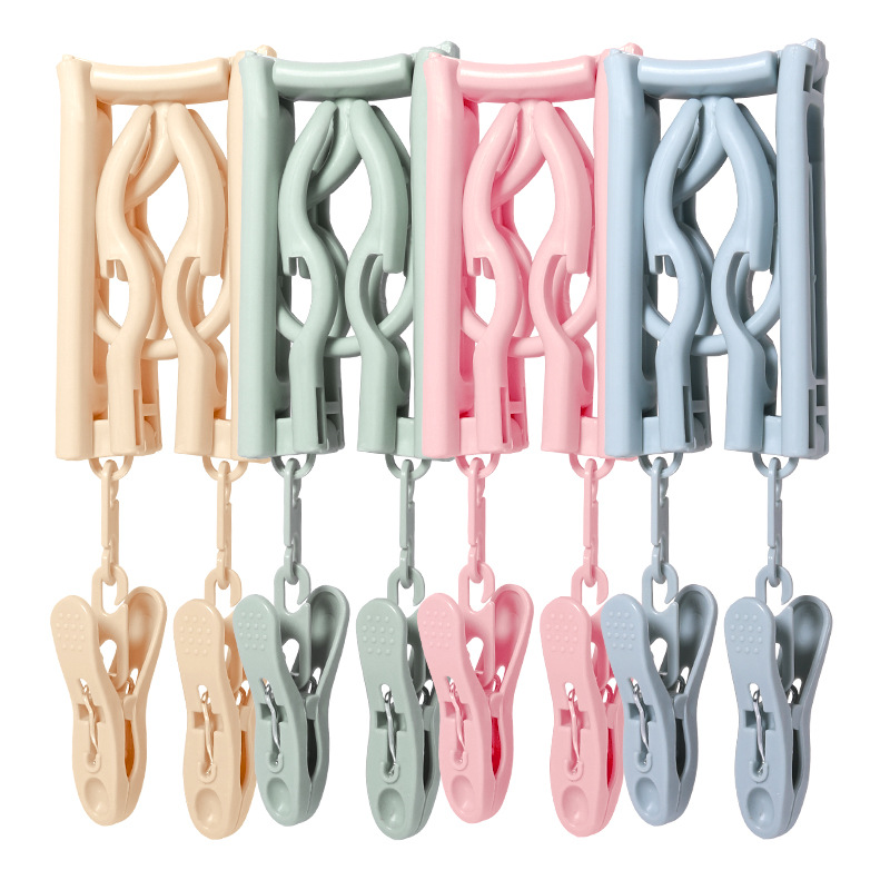 Portable Folding Clothes Hangers Accessories Foldable Clothes Drying Rack forTravel Business Trips Hotel TX0051