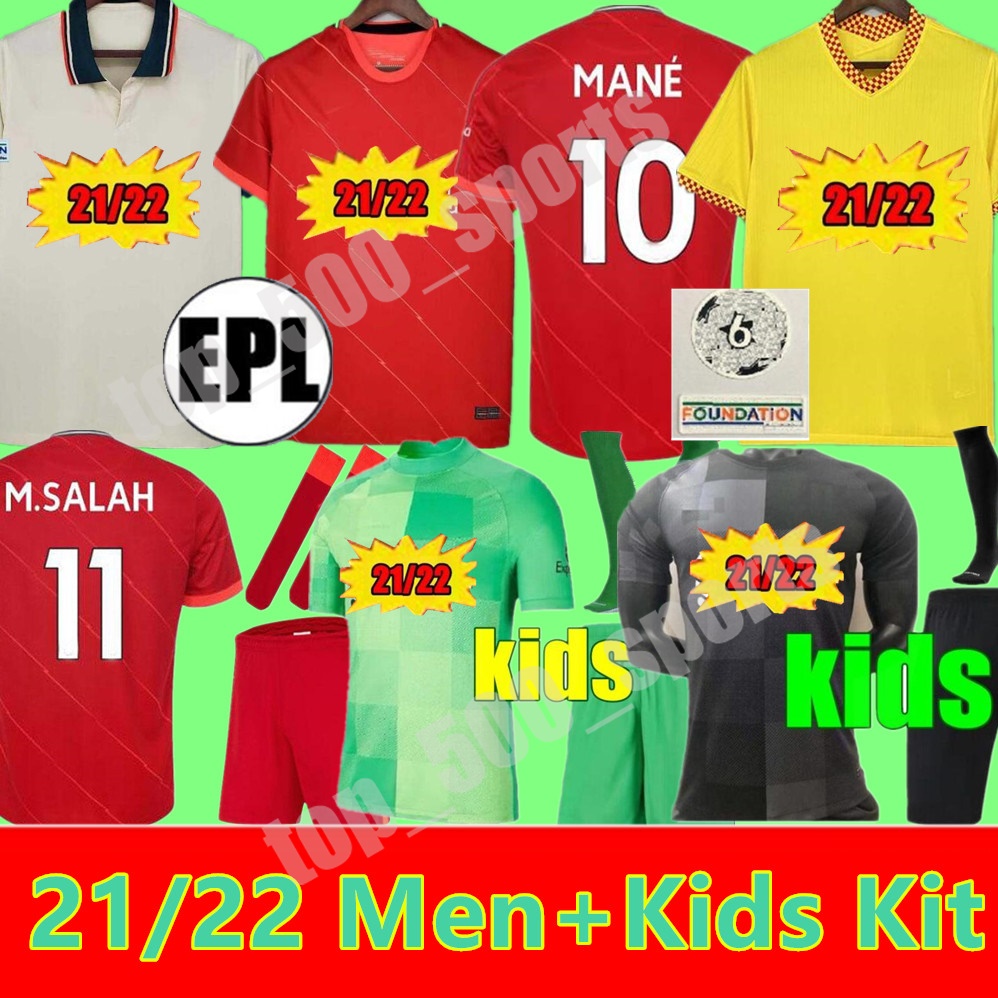 21 22 Men + kids kit M.SALAH VIRGIL FIRMINO soccer jersey MANE THIAGO HENDERSON A.BECKER DIOGO J. ROBERTSON goalkeeper HOME AWAY third 2021 2022 youth boys football shirt, Away+champions patch adult
21 22 Men + kids kit M.SALAH VIRGIL FIRMINO soccer jersey MANE THIAGO HENDERSON A.BECKER DIOGO J. ROBERTSON goalkeeper HOME AWAY third 2021 2022 youth boys football shirt, Away+champions patch adult