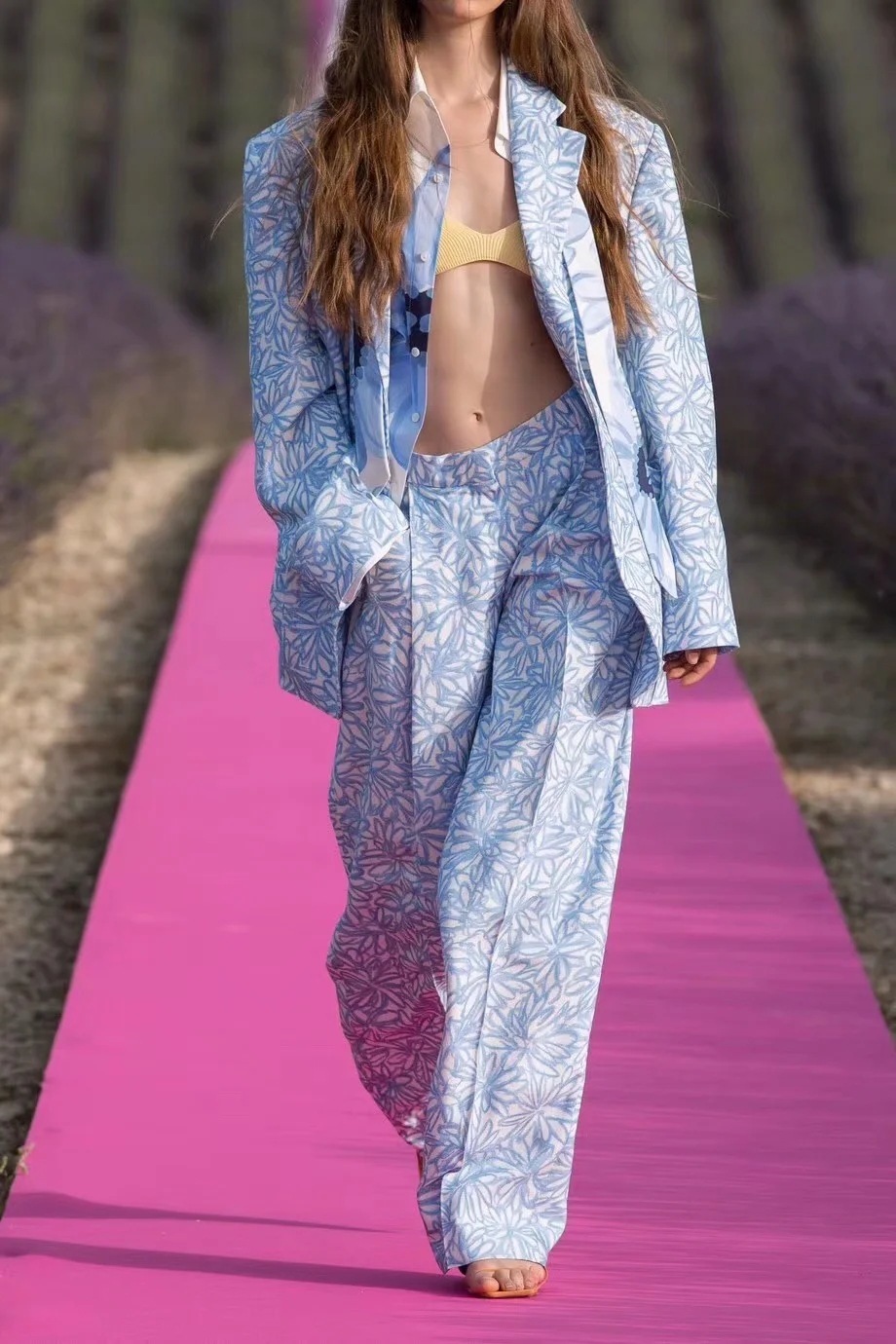 Vintage Patchwork Joggers Sweatpants Harajuku Woman Trousers Elastics High Waist Printed Wide-leg Pants ZA5059 210427