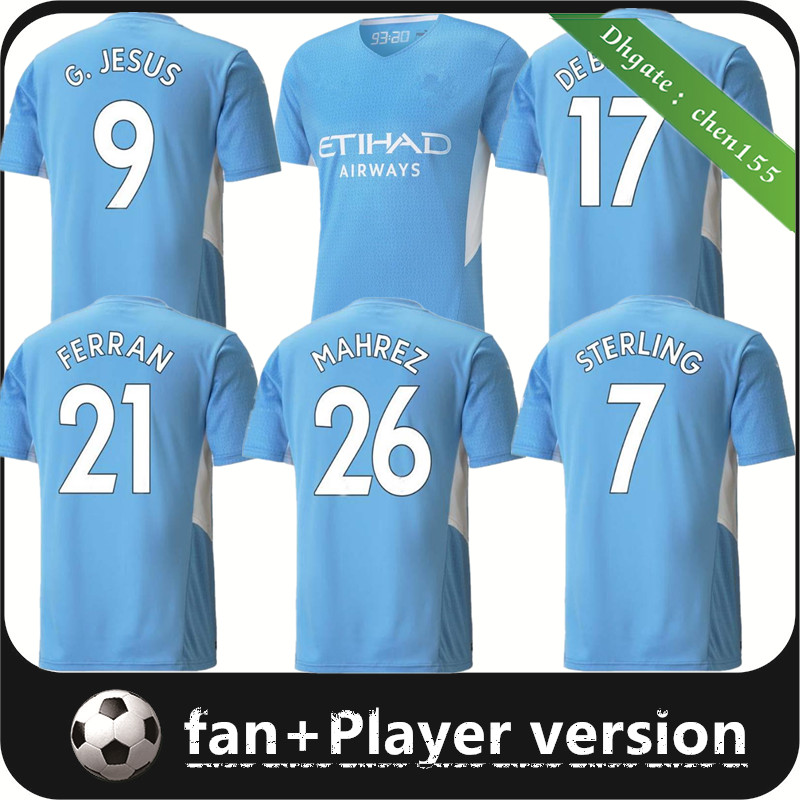 2021 2022 Manchester men Player version soccer jersey 21 22 G. JESUS CITY STERLING FERRAN DE BRUYNE KUN AGUERO MAHREZ FODEN RODRIGO football, Black;yellow
2021 2022 Manchester men Player version soccer jersey 21 22 G. JESUS CITY STERLING FERRAN DE BRUYNE KUN AGUERO MAHREZ FODEN RODRIGO football, Black;yellow