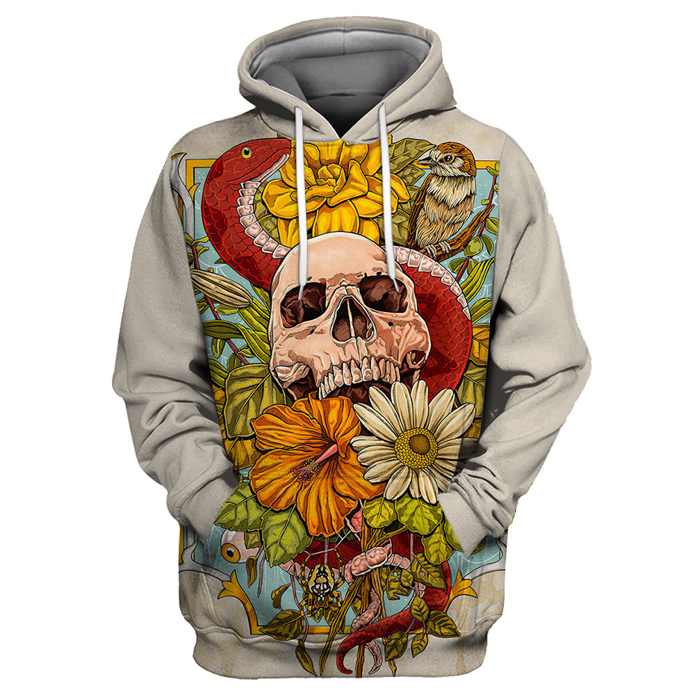 DIY Hoodies Skull Series Print Long Sleeve Sports Hooded Sweater Men's Trendy Custom Casual Loose Men Clothing EU Size S-XXXL
DIY Hoodies Skull Series Print Long Sleeve Sports Hooded Sweater Men's Trendy Custom Casual Loose Men Clothing EU Size S-XXXL
