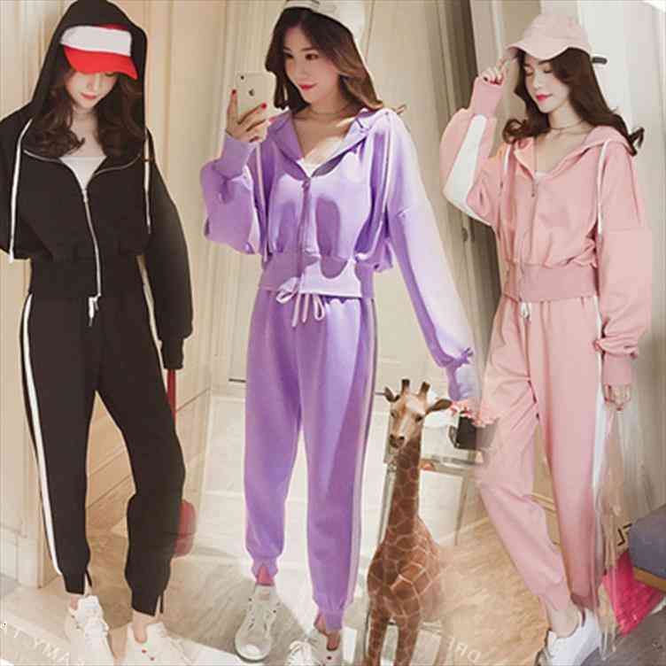 even midnight motion tracksuit womenpant solid color sweater and loose leisure twinset 2pcs set, White
even midnight motion tracksuit womenpant solid color sweater and loose leisure twinset 2pcs set, White
