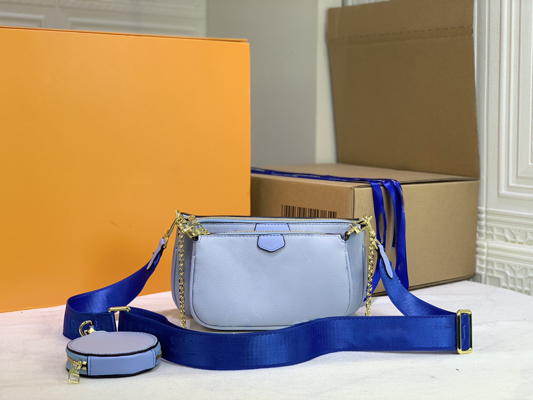 High-quality fashion designer leather bag three-piece cross body chain handbag M45707 size24*13*4.5cm 19.5*11*4cm 9.5*2cm M44823
High-quality fashion designer leather bag three-piece cross body chain handbag M45707 size24*13*4.5cm 19.5*11*4cm 9.5*2cm M44823