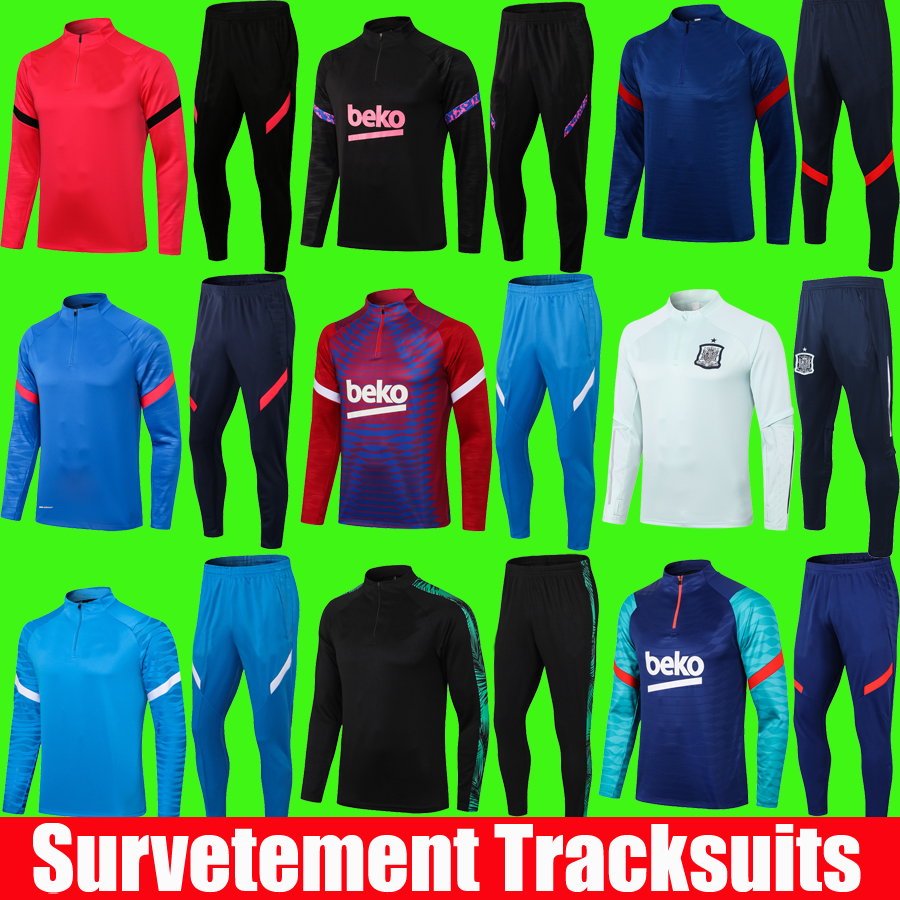 2021 2122 GRIEZMANN soccer Survetement tracksuits MESSI SUAREZ ANSU FATI futbol Men Long sleeves kit sets Sportswear Adult training suits football tracksuit
2021 2122 GRIEZMANN soccer Survetement tracksuits MESSI SUAREZ ANSU FATI futbol Men Long sleeves kit sets Sportswear Adult training suits football tracksuit