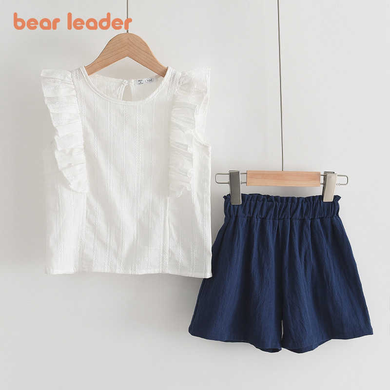 Bear Leader Baby Girls Summer Clothes Suits Kids Girl Casual Ruffles Vest And Shorts Outfits 2Pcs Chidlren Cool Cute Clothing 210708, Az2558navy blue
Bear Leader Baby Girls Summer Clothes Suits Kids Girl Casual Ruffles Vest And Shorts Outfits 2Pcs Chidlren Cool Cute Clothing 210708, Az2558navy blue
