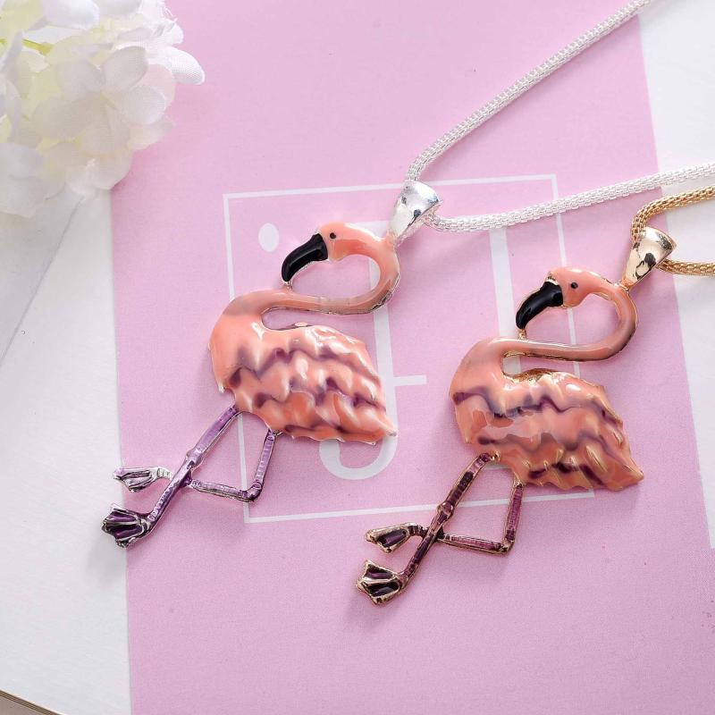 Chains 2021 Sells Epoxy Multicolor Flamingo Animal Pendant Necklace Jewelry For Women
Chains 2021 Sells Epoxy Multicolor Flamingo Animal Pendant Necklace Jewelry For Women